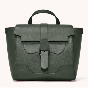 Senreve Midi Maestra, Pebbled Leather in Forest